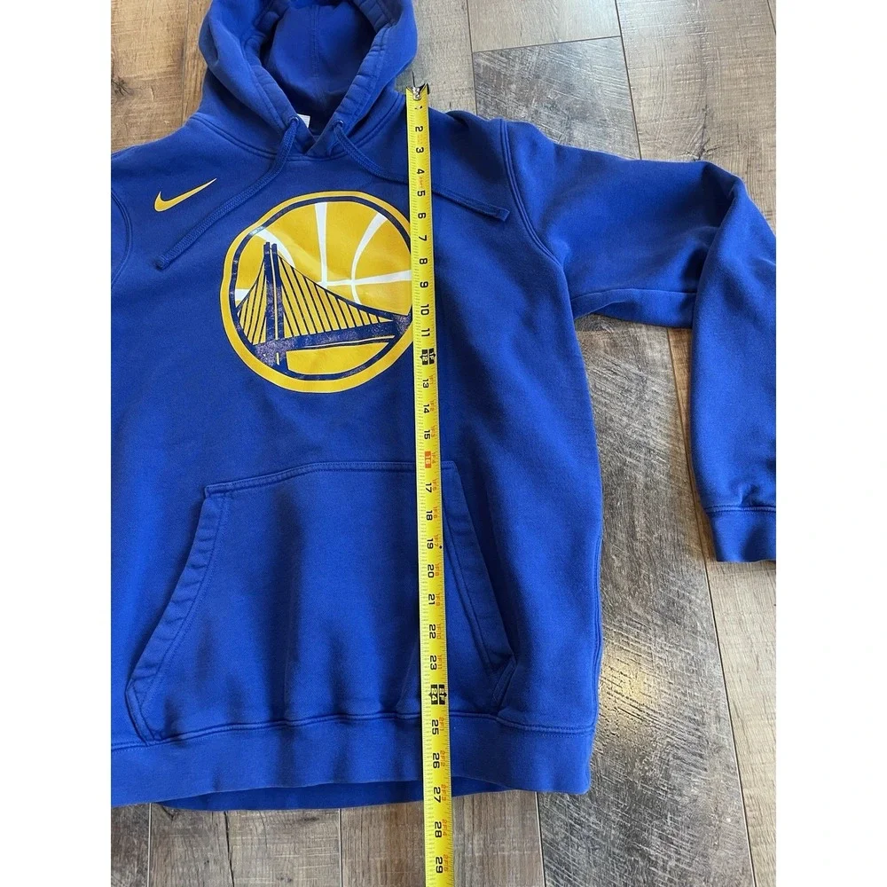 Golden State Warriors Hoodie Men L Blue Nike Pullover Sweatshirt NBA Basketball